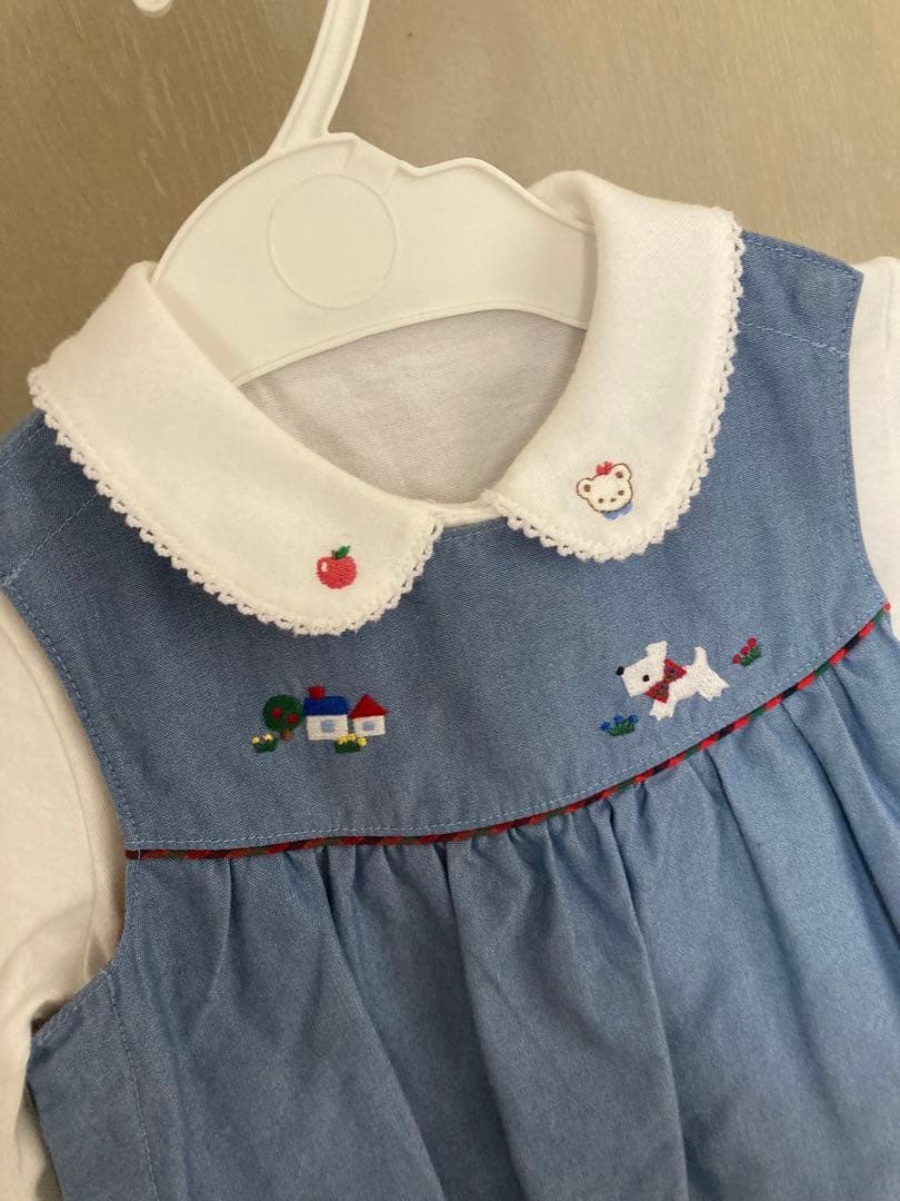 美品　ファミリア　フォーマル　ワンピース　80 女の子
