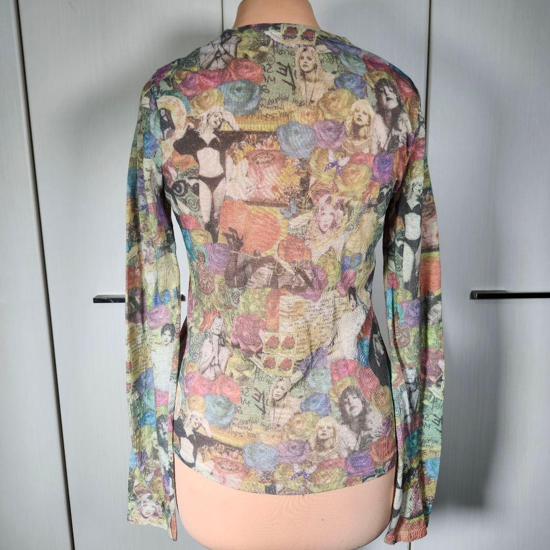 希少　HYSTERIC GLAMOUR コートニーラブ 総柄　薄手　カーディガン