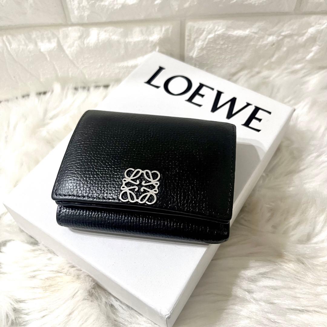 【血圧低め様】LOEWE ロエベ トライフォールド 三つ折り財布 箱付き
