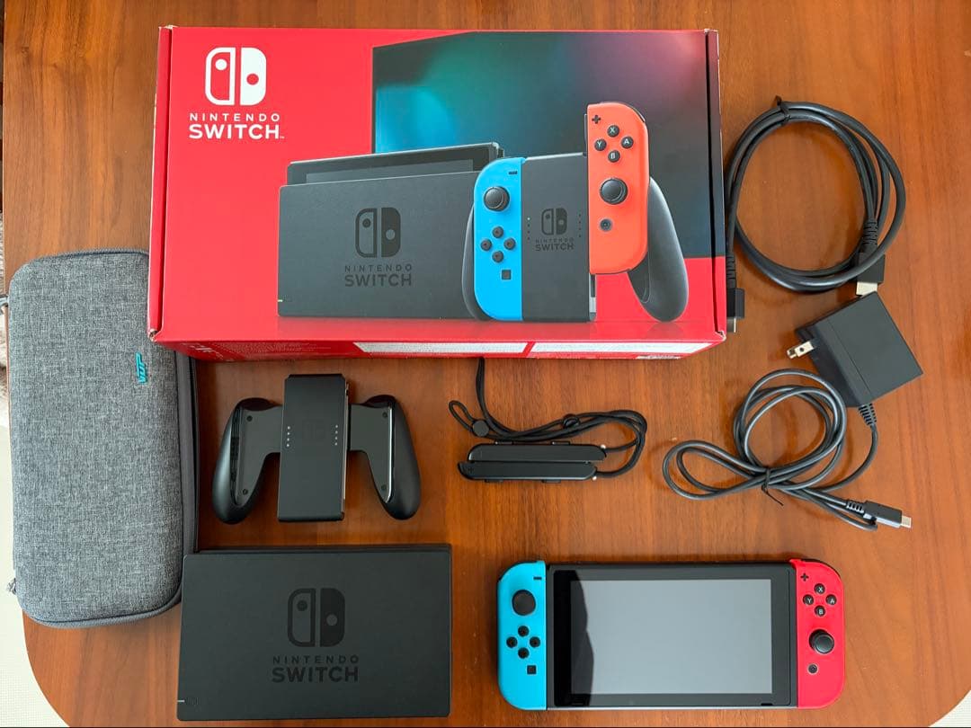 Nintendo Switch 青/赤 本体 付属品付き