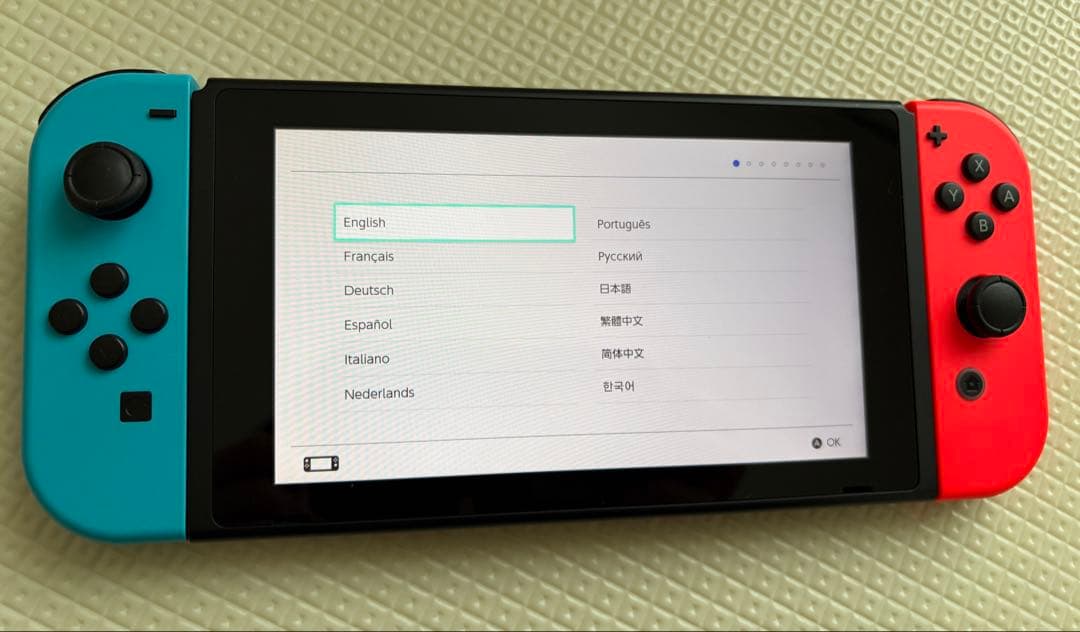 Nintendo Switch 青/赤 本体 付属品付き