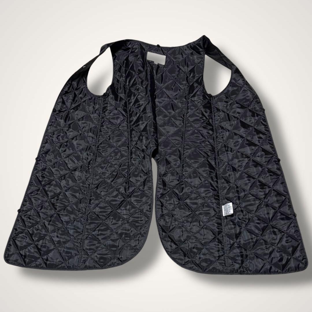 美品✨毛皮ファー ロングトレンチ コート 38 黒 卒業式 入学式 春 秋 冬