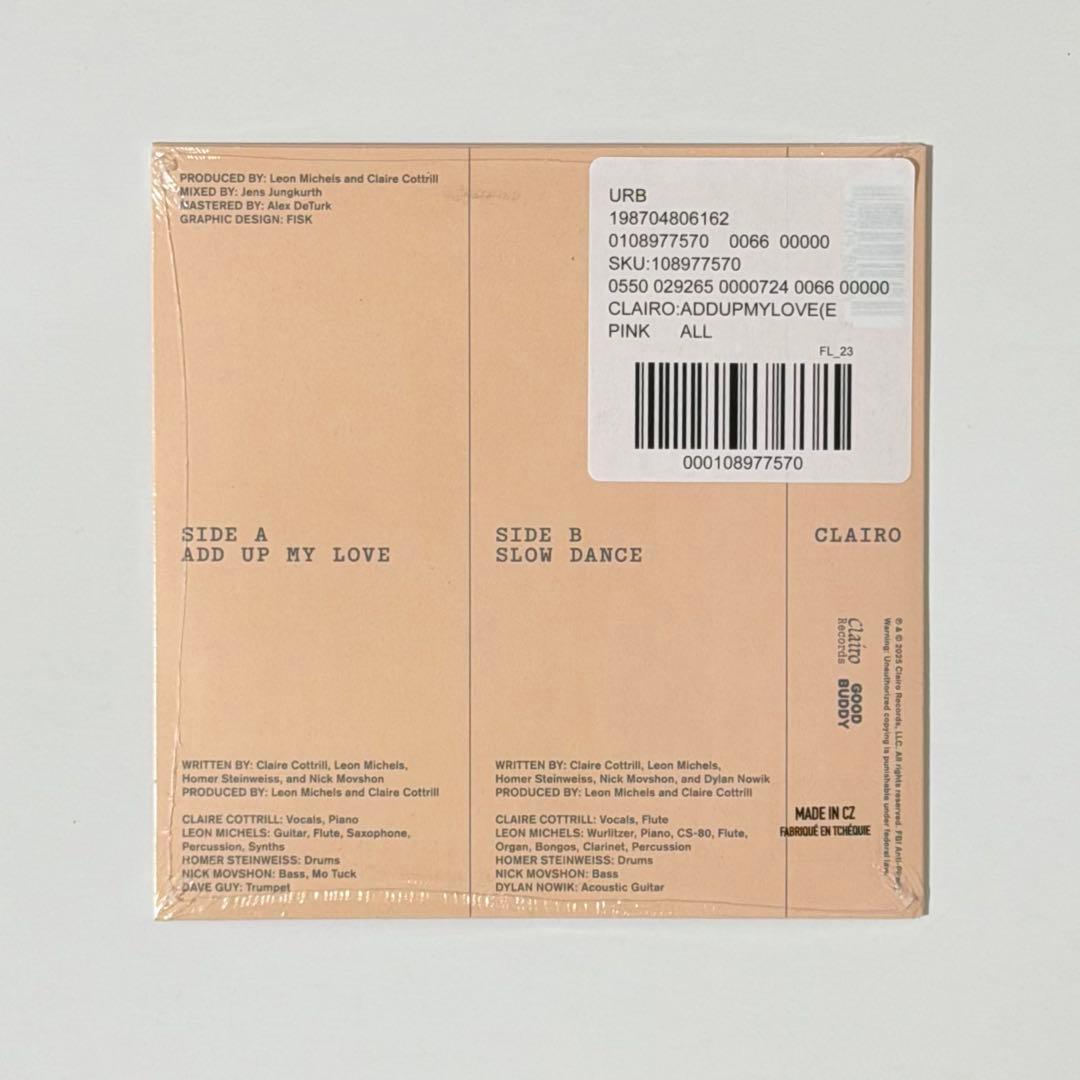 Clairo　Add Up My Love　限定7インチレコード