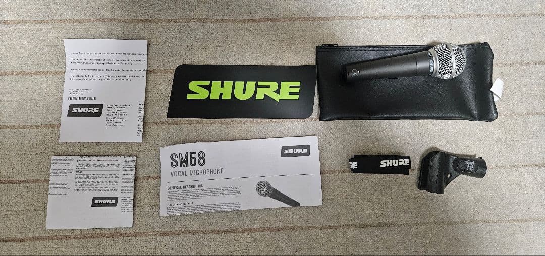 SHURE シュア SM58-LCE ダイナミックマイク 未使用