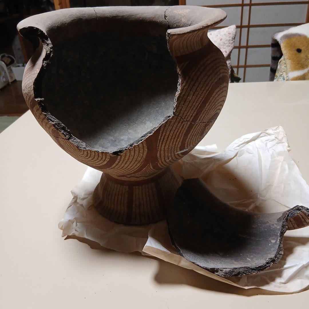 渦巻き模様の土器