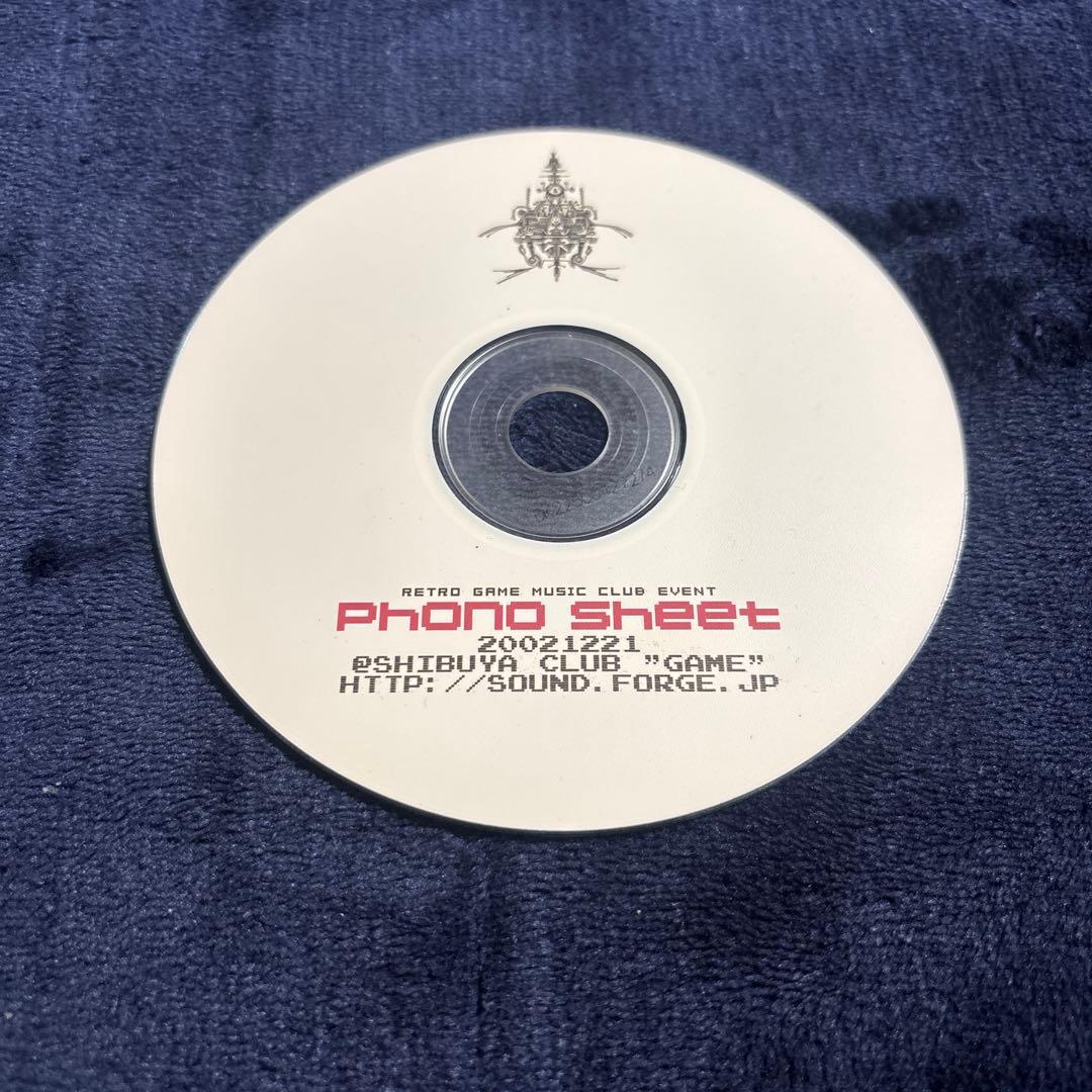 アニメ RETRO GAME MUSIC CLUB EVENT Phono Sheet