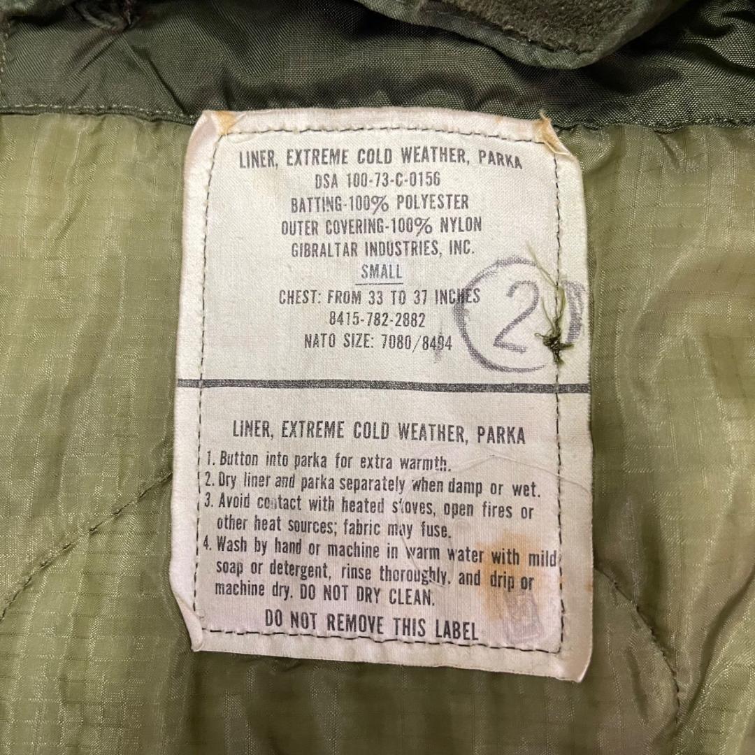 US.Army 米軍実物 M-65 Fishtail Parka S
