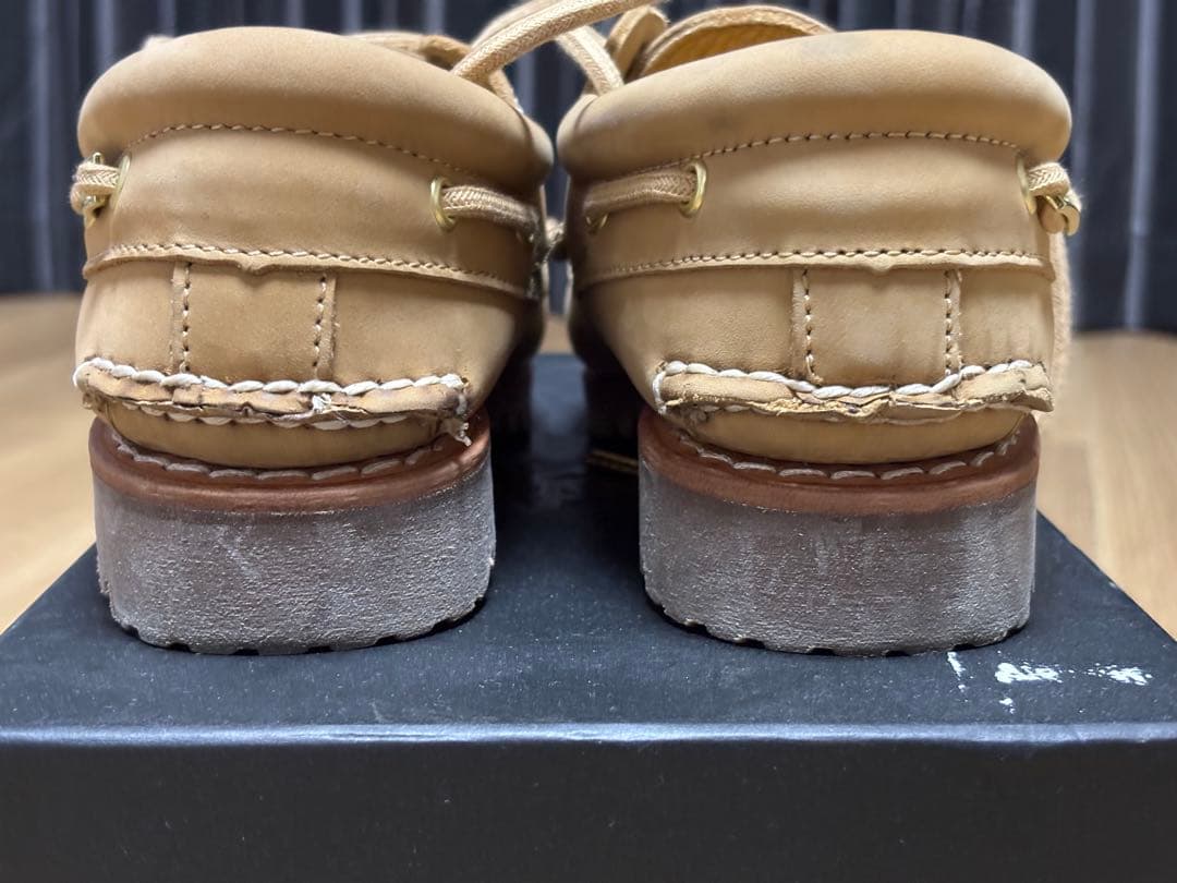 Timberland スリーアイ ボートシューズ ライトベージュ 50周年モデル