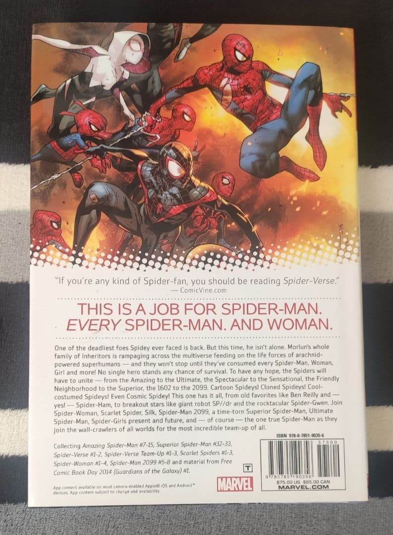 MARVEL　アメコミ　Spider verse Omnibus スパイダーマン