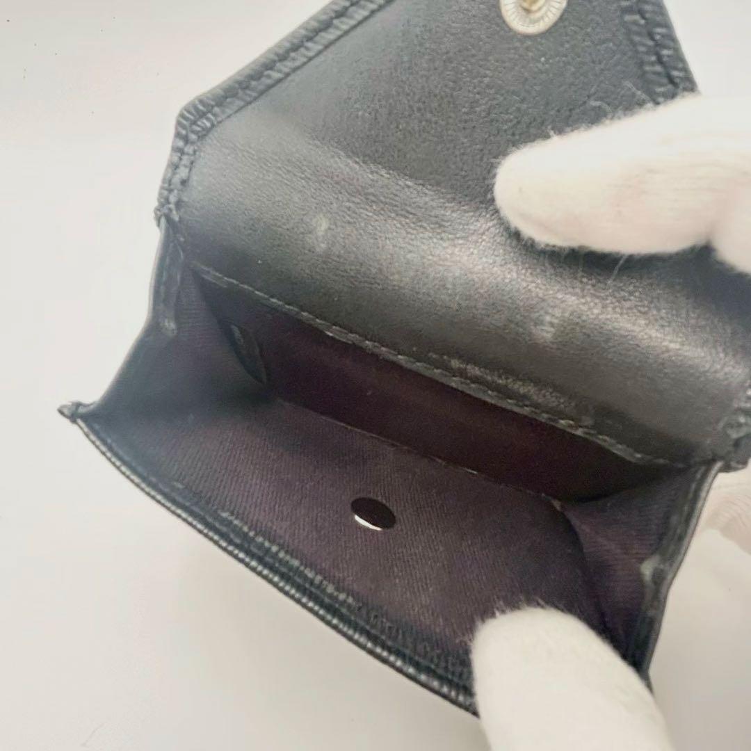 ヴィヴィアン・ウエストウッド　三つ折り財布 オーブ ブラック レザー コンパクト