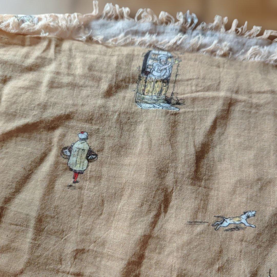 R&D.M.Co- ARTICHOKE GAUZE SHAWL ガーゼショール