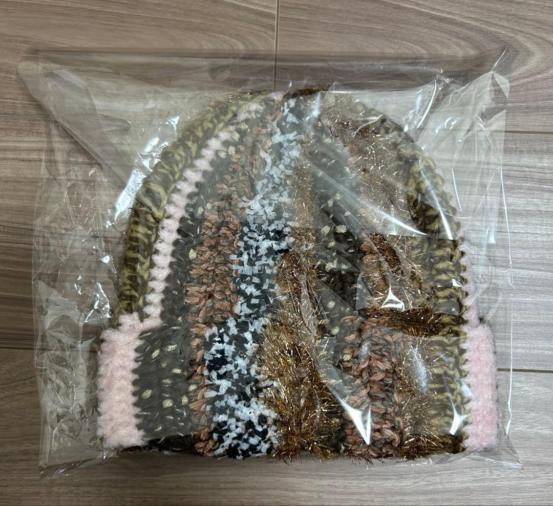 帽子 Supreme Tinsel Stripe Beanie \"Brown\"