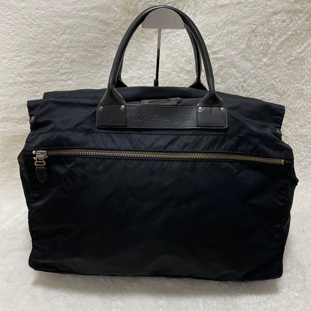 【美品】 felisi フェリージ ボストンバッグ ナイロン レザー P3