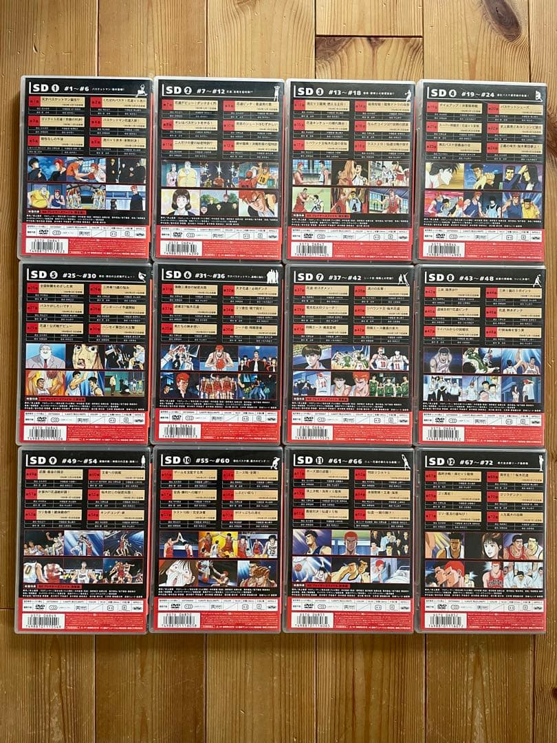 【まさと】SLAM DUNK DVD 1〜12巻セット