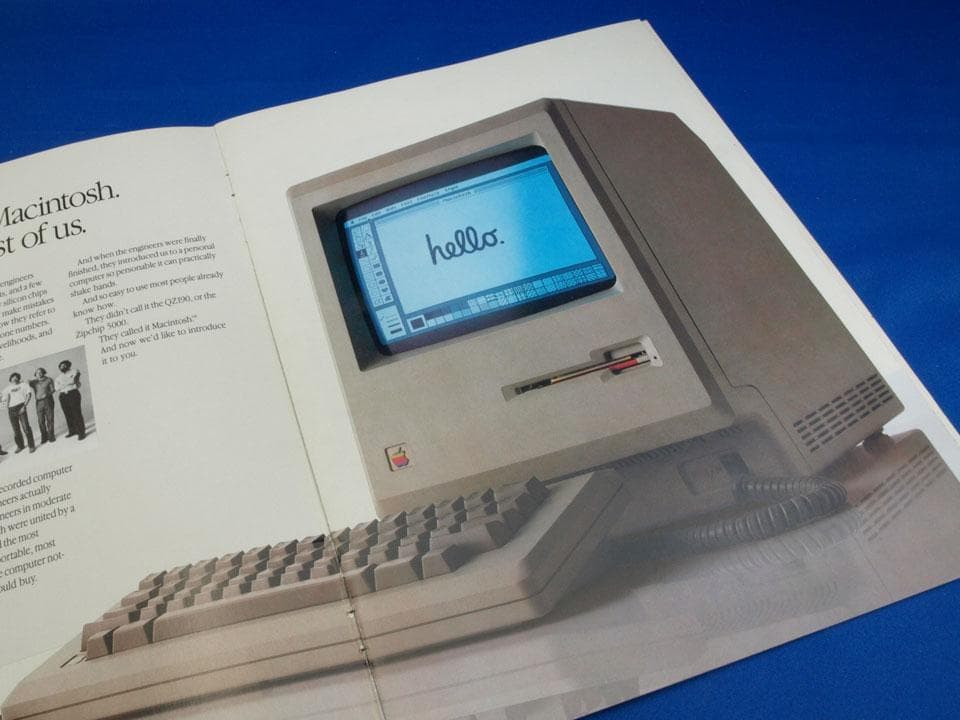 Apple（アップル）Macintosh（マッキントッシュ）初期カタログ レア品