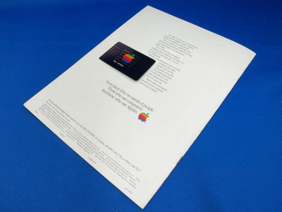 Apple（アップル）Macintosh（マッキントッシュ）初期カタログ レア品