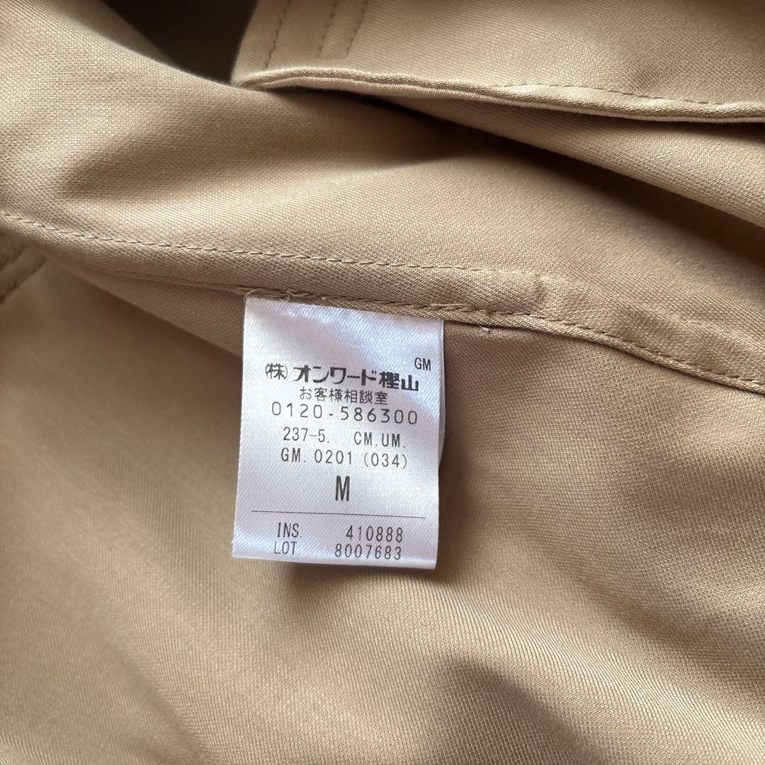 アンフィーロ ショートトレンチコート キャメル M 【美品】