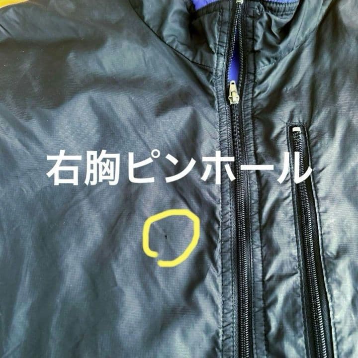 ど*ぱ様 patagonia パフボール ベスト 黒×青紫 XXL ビッグサイズ