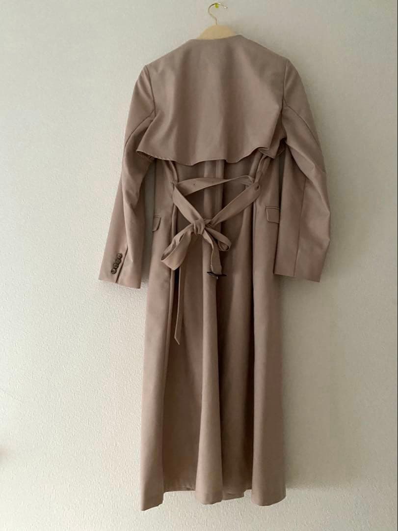 週末sale★No Collar Spring Coat