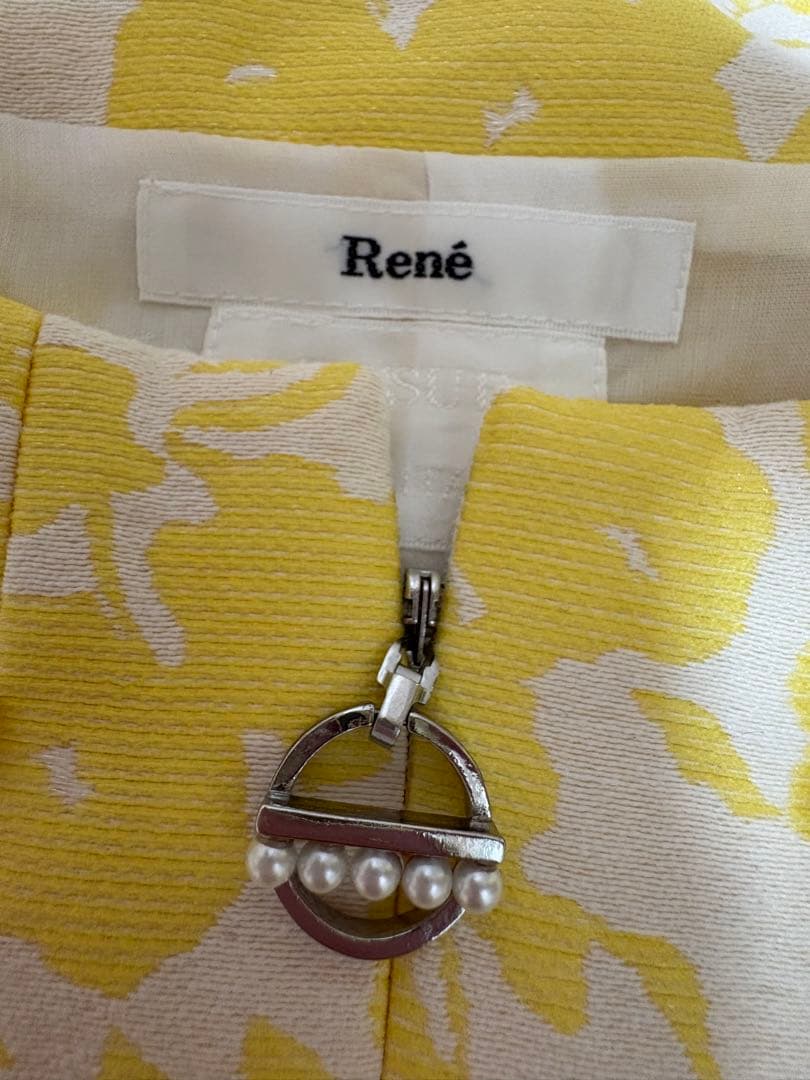 René イエローフラワーワンピース
