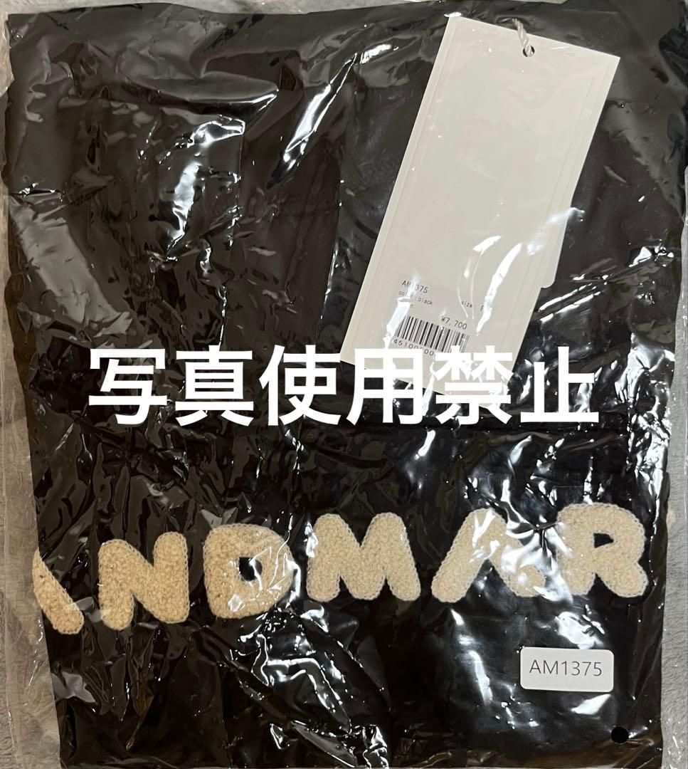 トップス andmary mary logo tops black