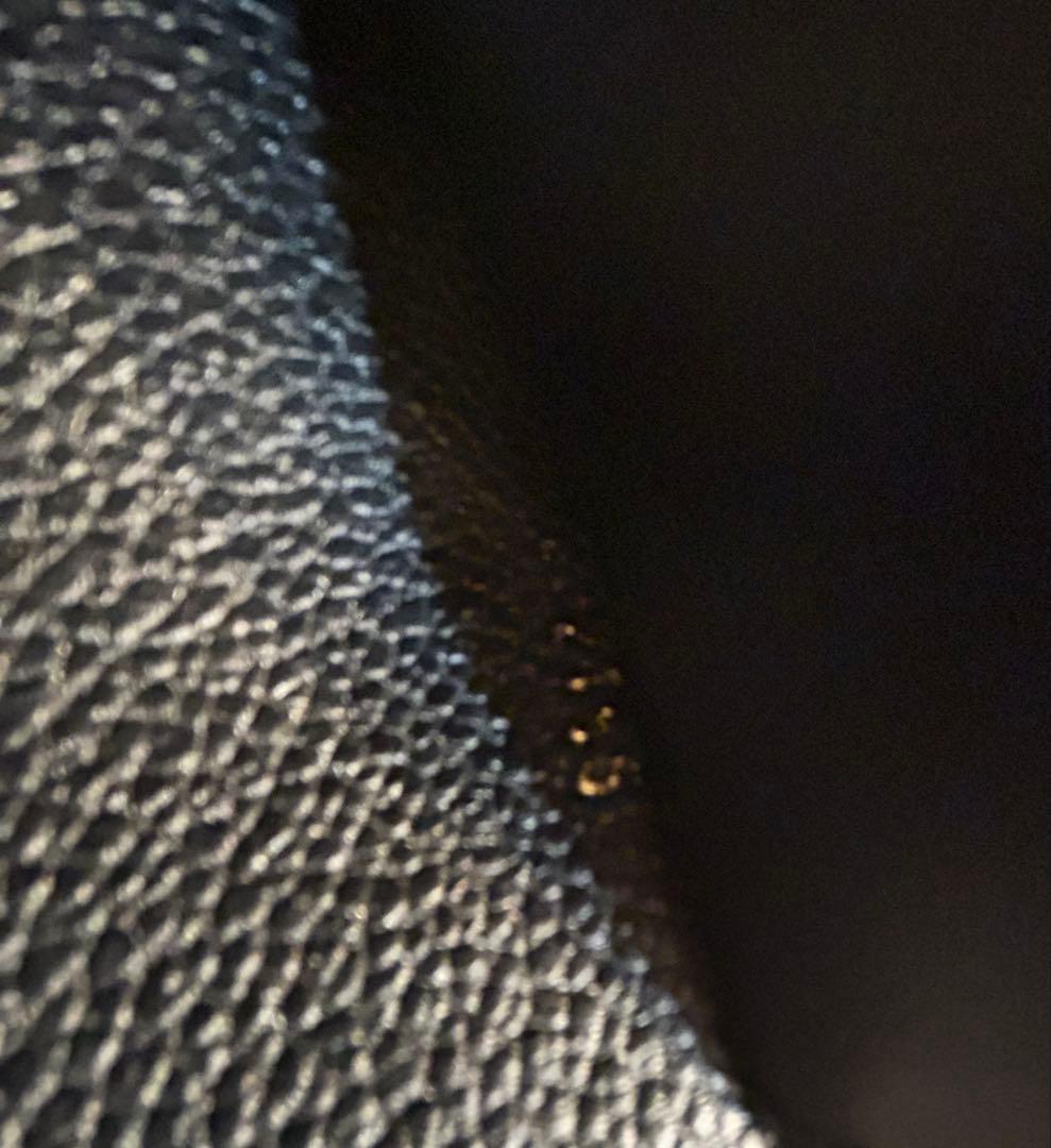 Louis Vuitton アンプラント キュリユーズ　黒　レザー三つ折り財布