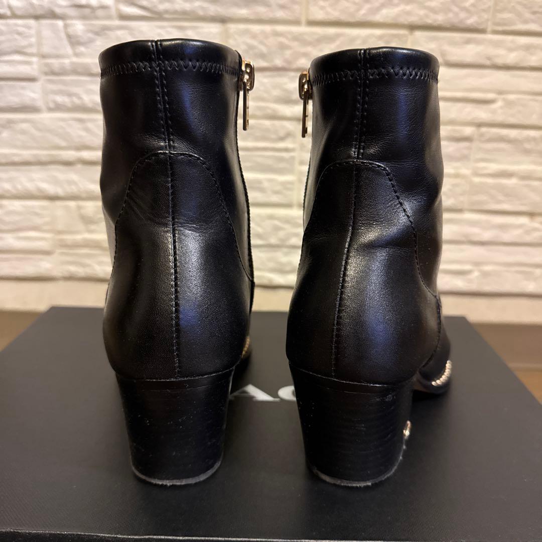 【極美品】coach コーチ　黒ショートブーツ