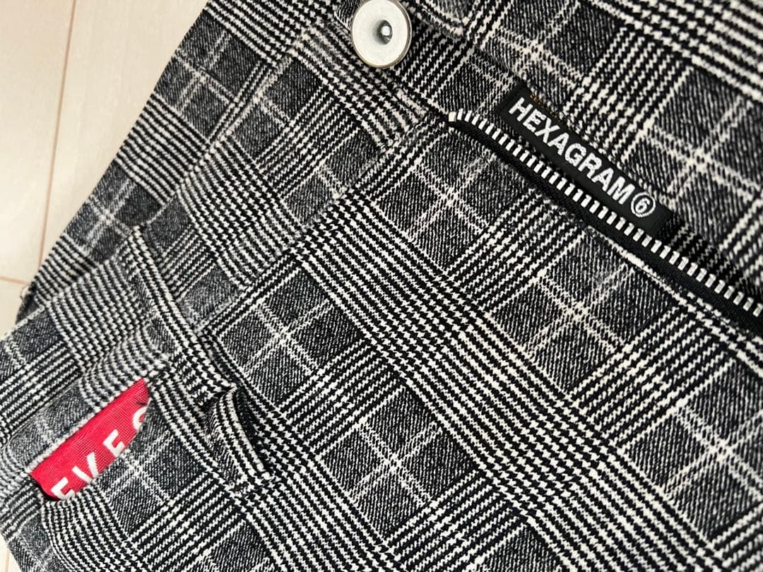 AKM×FiVe elements チェック柄 テーラードジャケットセットアップ