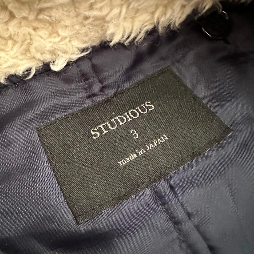 【STUDIOUS】STLETCH SATIN MODS COAT 3