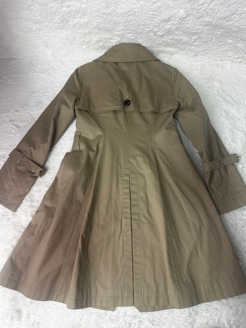美品 バーバリートレンチコート ノバチェック ベージュ　38