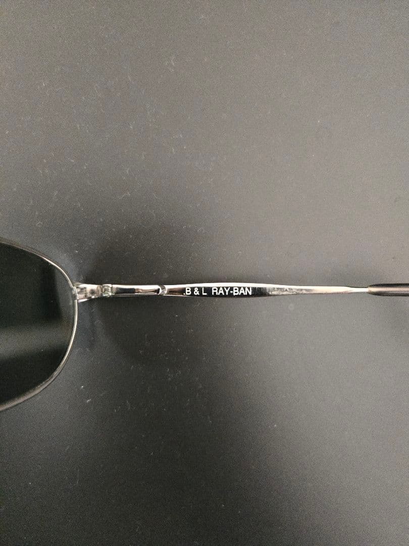 B&L RAY-BAN シルバーオーバルサングラス