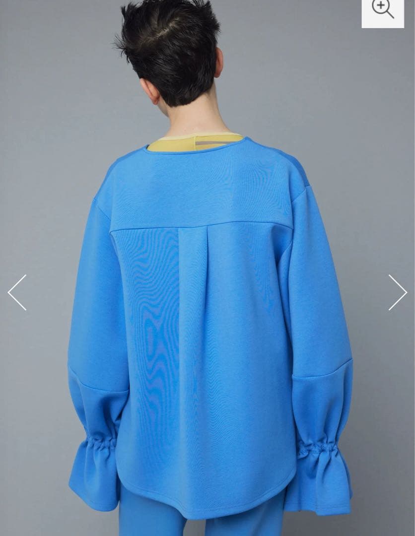 HeRIN.CYE Feels V-neck Cardigan 青　ブルー