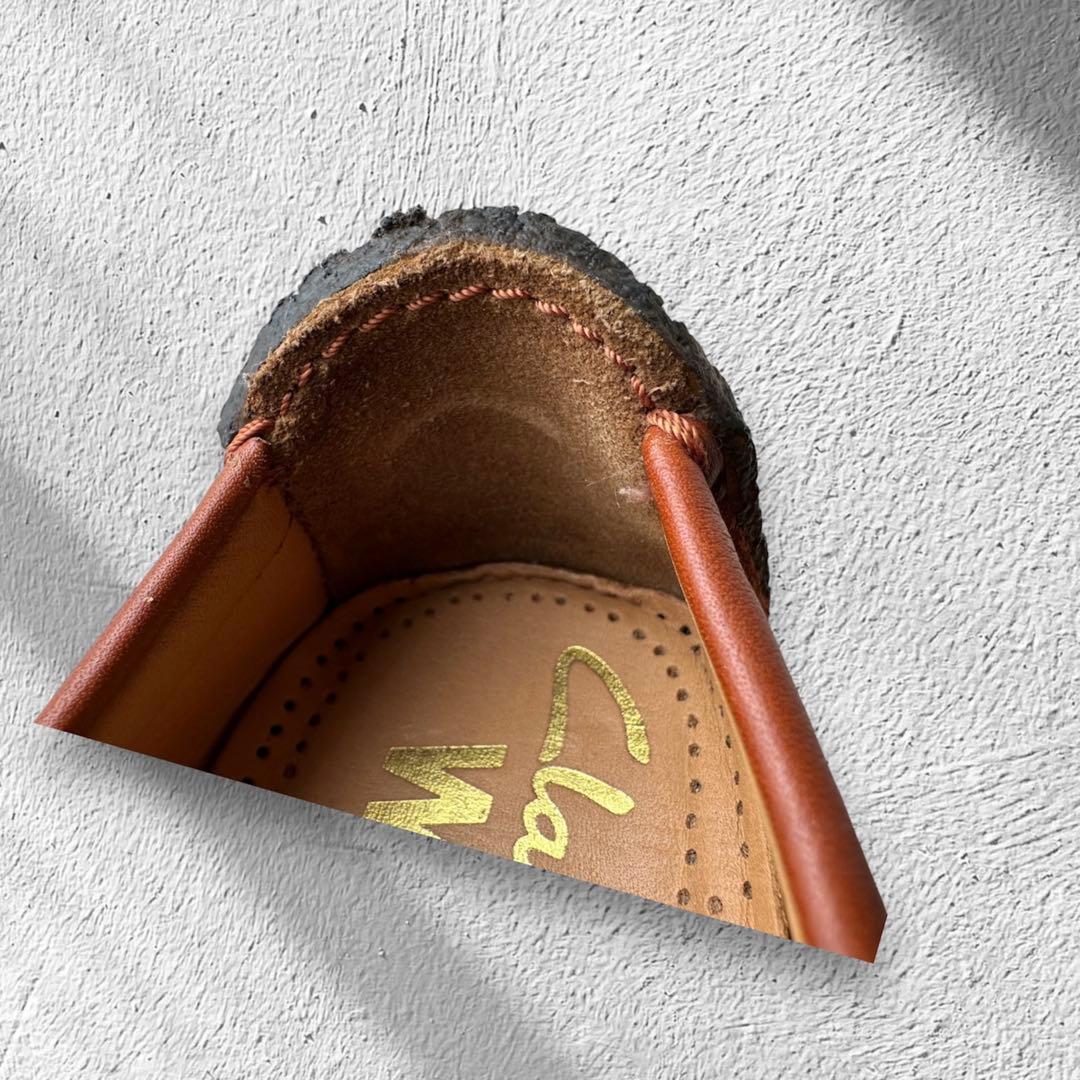 よっしー Clarks ブラウン モカシン