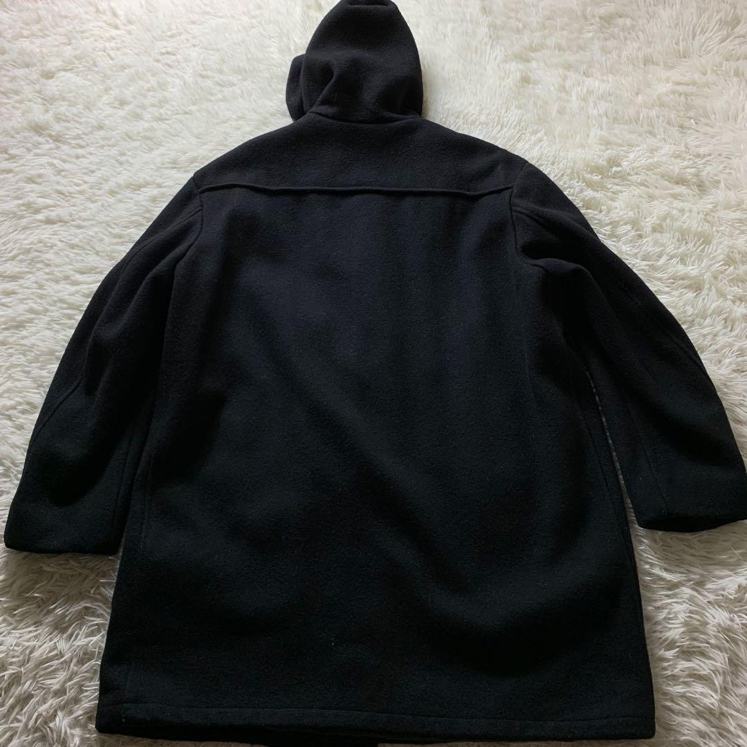 美品■schott ダッフルコート ブラック 42