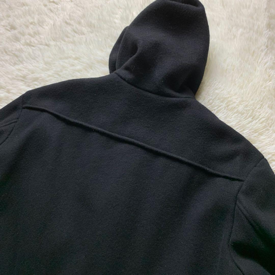 美品■schott ダッフルコート ブラック 42