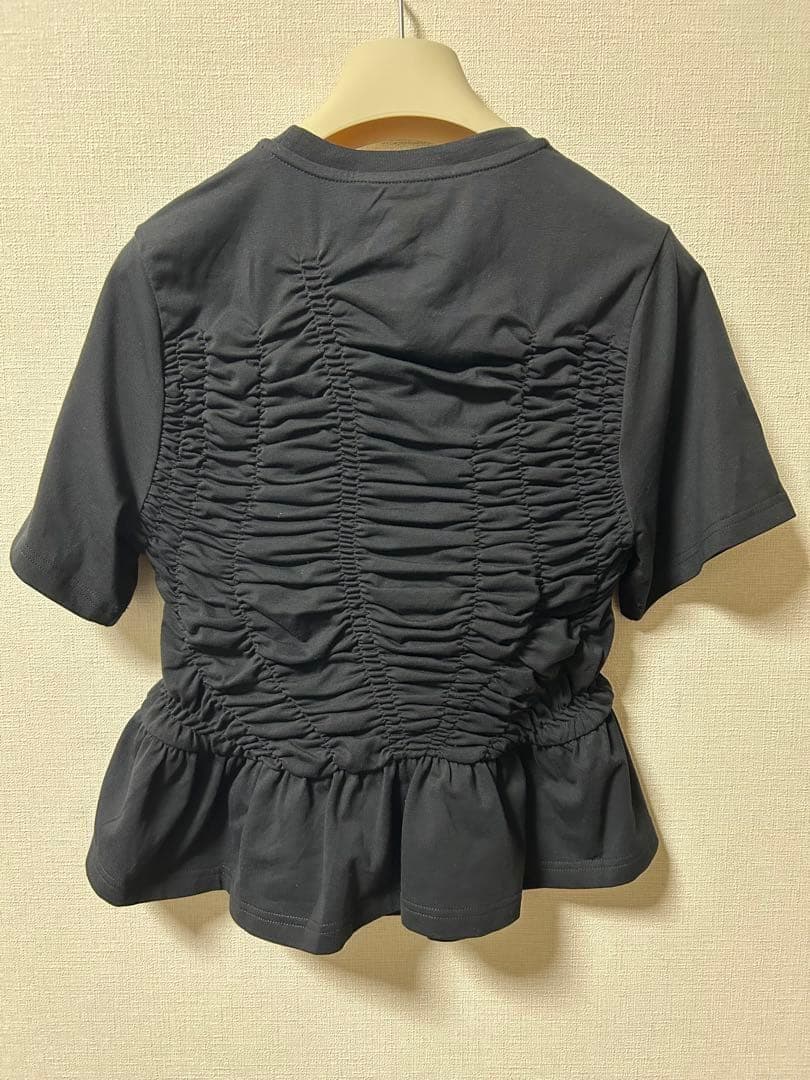 未使用 金子綾さん購入品✷セシリーバンセン カットソー ブラウスTシャツ S 黒