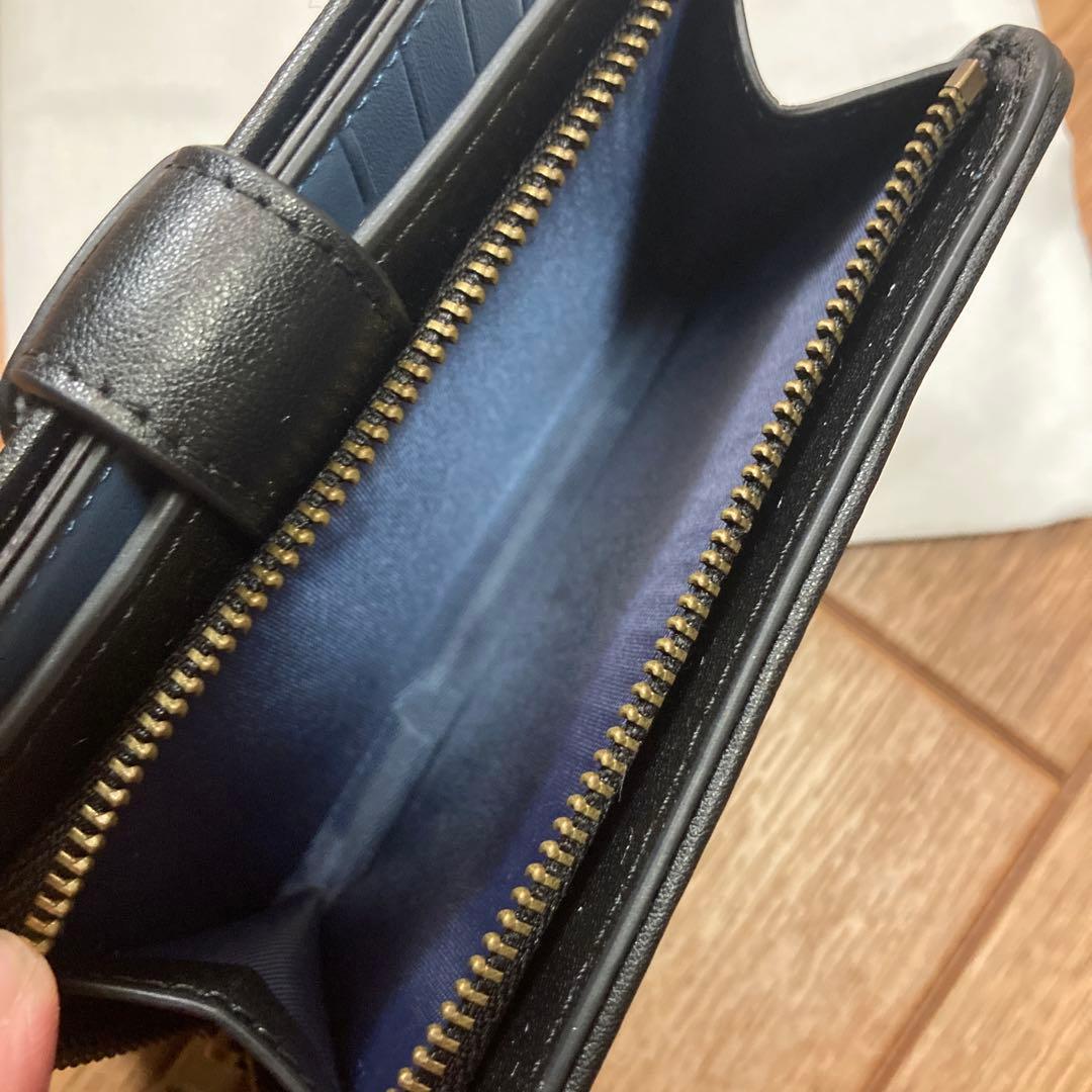 COACH 二つ折り財布 デニム