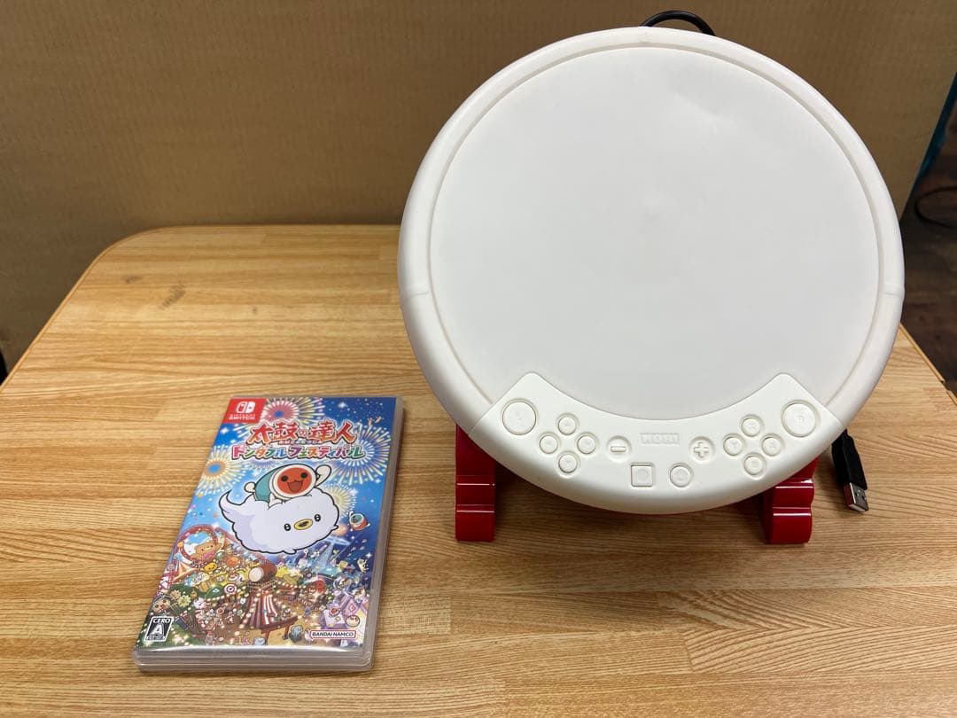 任天堂　太鼓の達人HORI　太鼓とバチ＆ドンダフルフェスティバル　セット