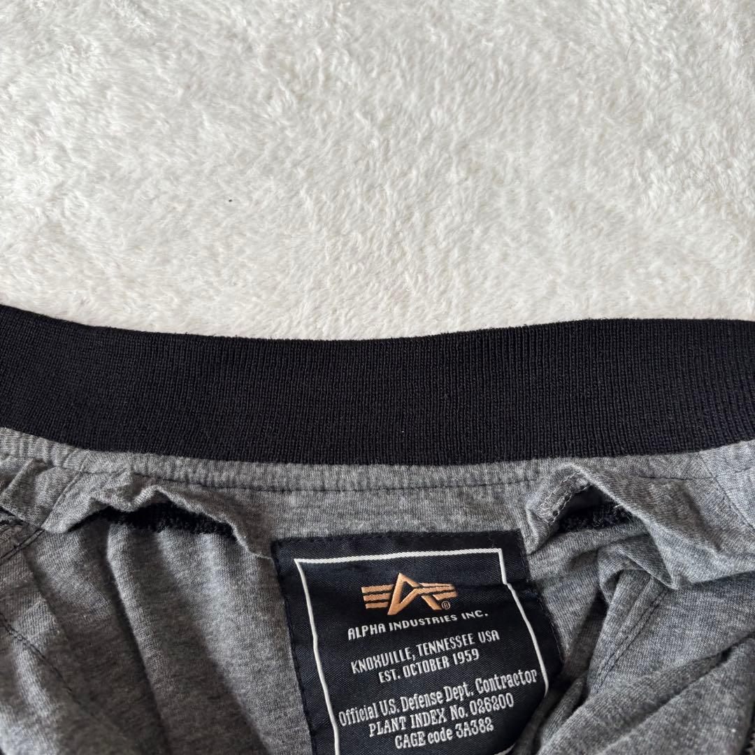 ✨️美品✨️ ALPHA INDUSTRIES MA-1 ブラック L 薄手 黒