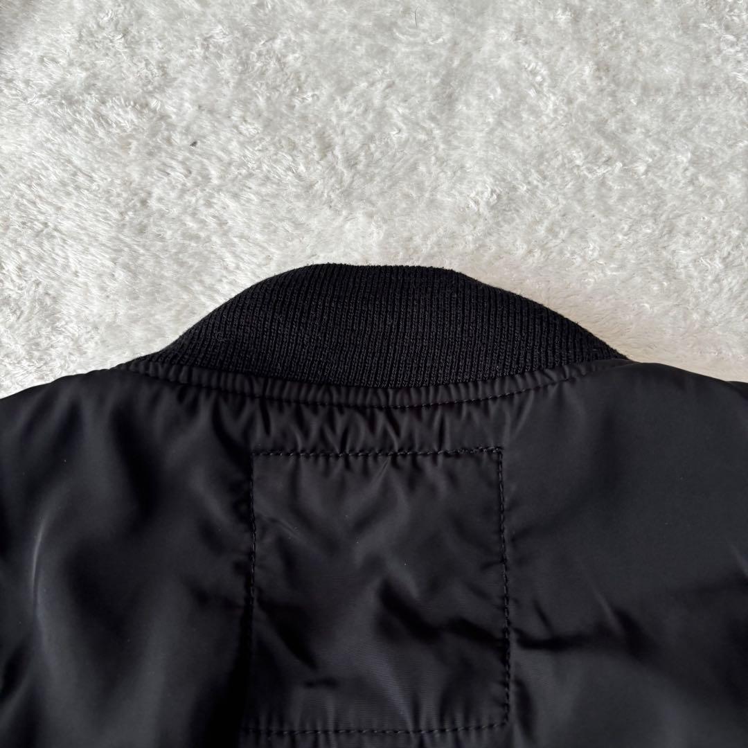 ✨️美品✨️ ALPHA INDUSTRIES MA-1 ブラック L 薄手 黒