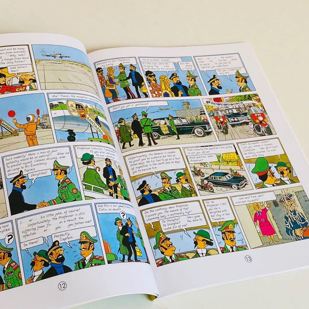 The adventures of TinTin タンタンの冒険　英語コミックス