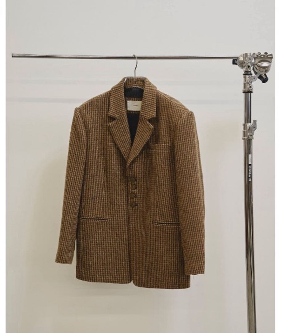 【1/22限定価格】Wool100% Check Jacket