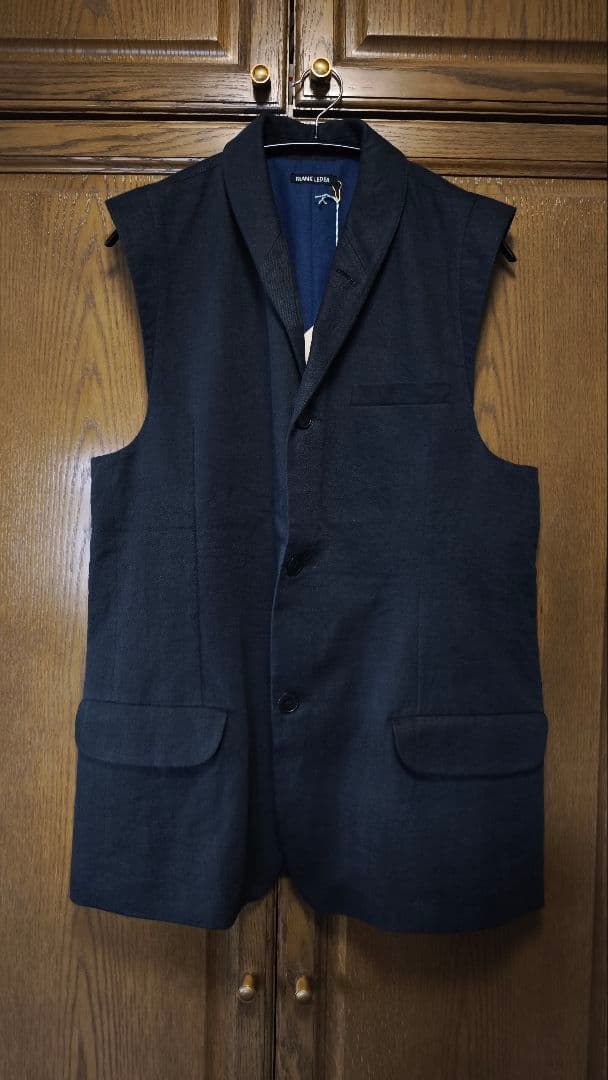 新品　24SS フランクリーダー　OLD LINEN VEST サイズL