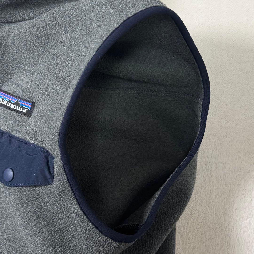 美品 patagonia シンチラ フリース ベスト グレー 25500FA16