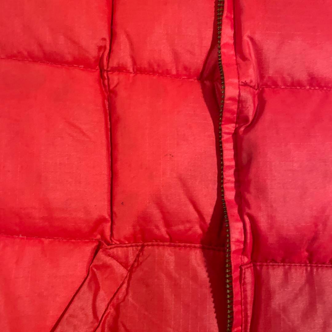 80's EDDIE BAUER CANADIAN VEST 赤　40