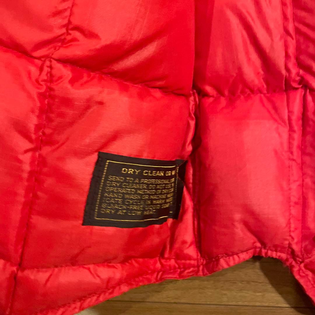 80's EDDIE BAUER CANADIAN VEST 赤　40
