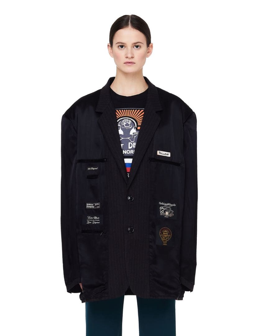VETEMENTS 18AW インサイドアウト　オーバーサイズジャケット