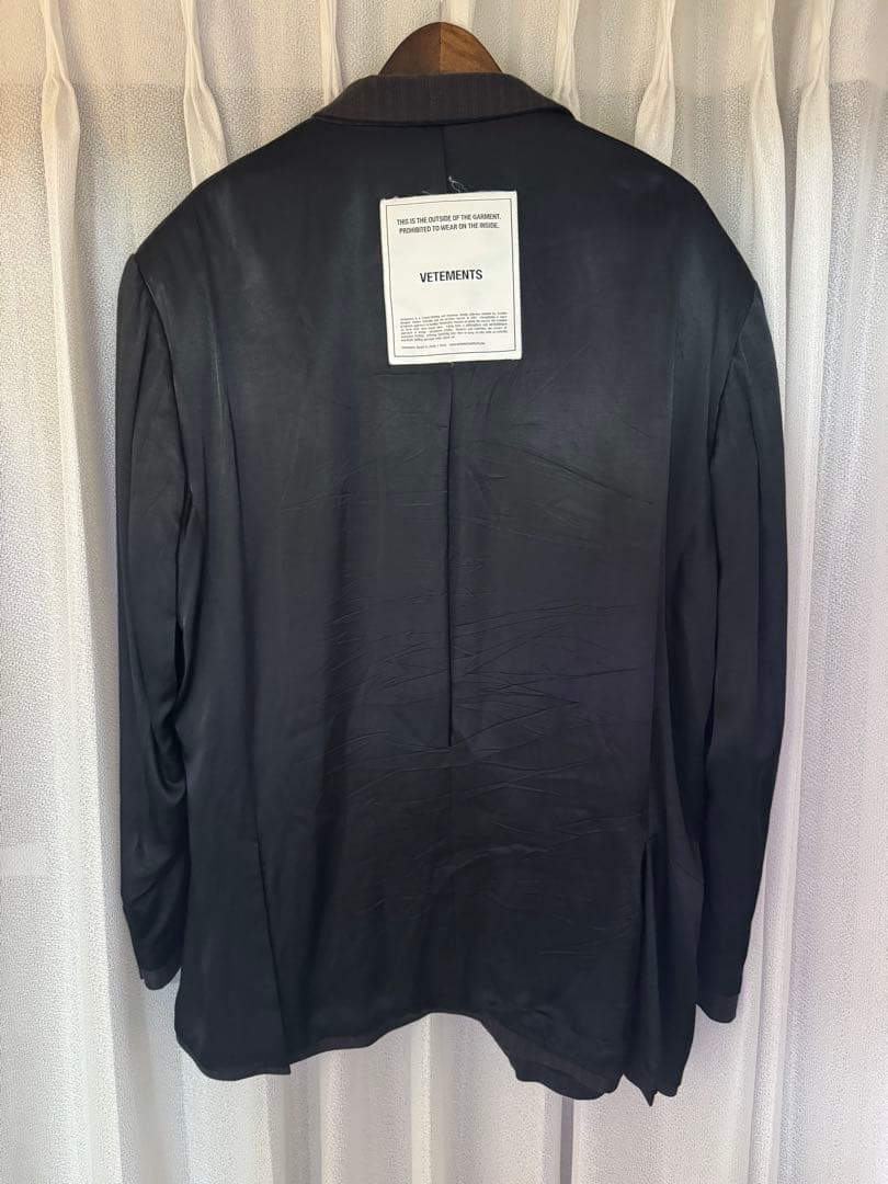 VETEMENTS 18AW インサイドアウト　オーバーサイズジャケット