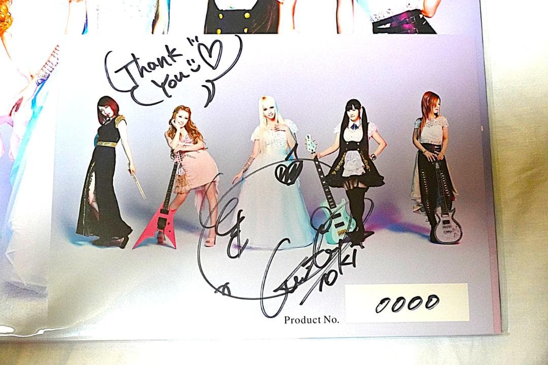 ALDIOUS We AreのNo,000＋TOKIサイン付アナログLPレコード