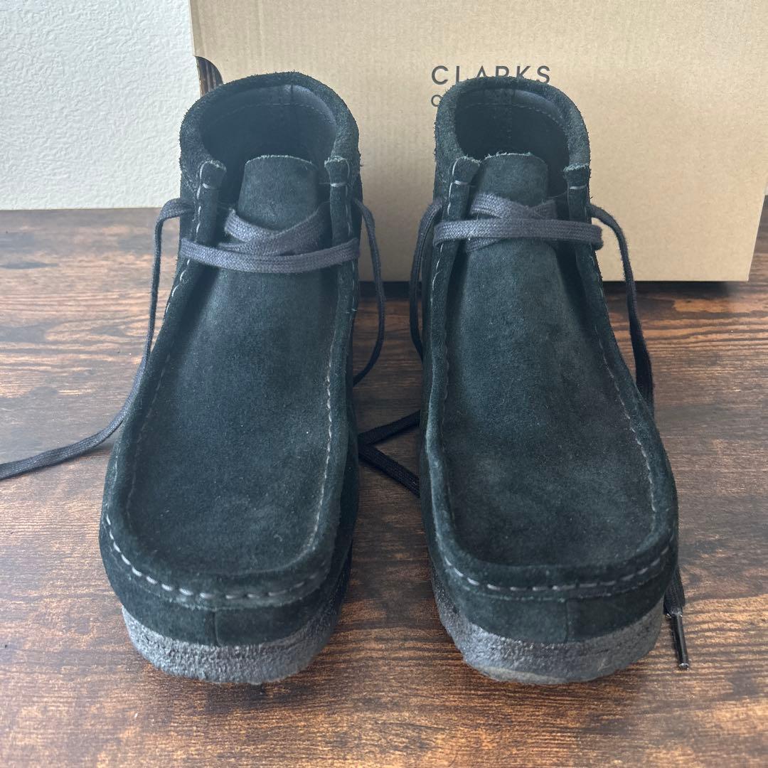 Clarks ワラビーブラック　シューズ